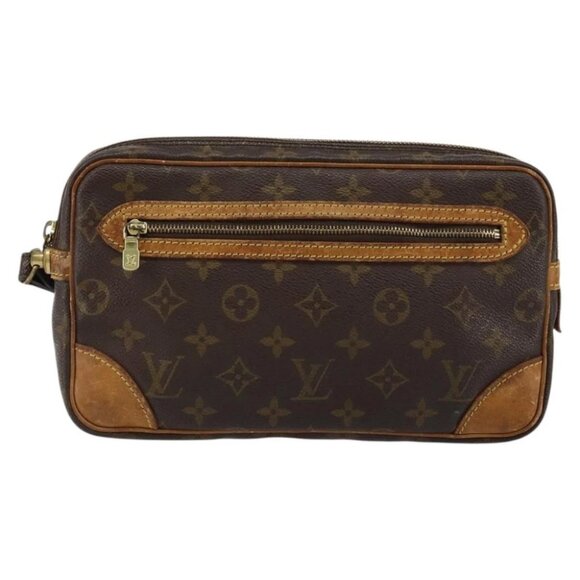 LOUIS VUITTON Monogram Marly Dragonne GM Clutch Bag - Picture 2 of 14
